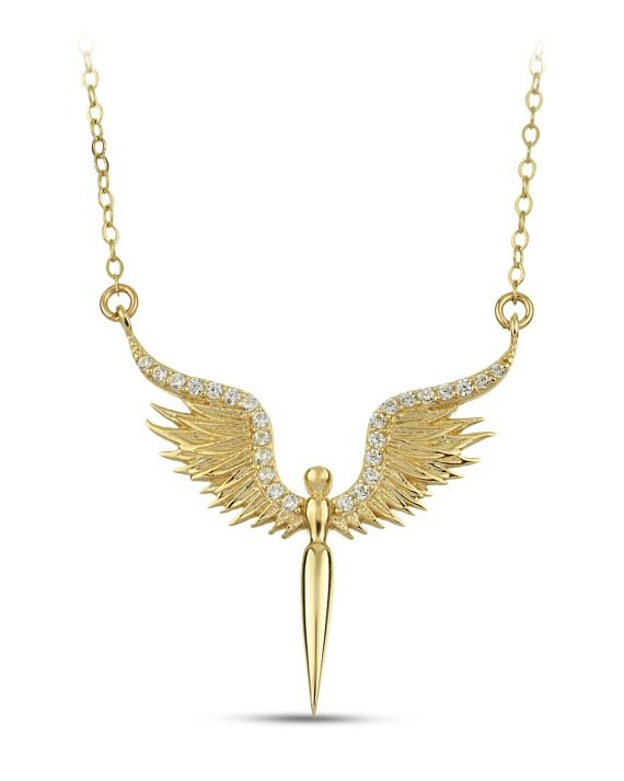 14 Ayar Meleğin Kılıcı Altın Kolye