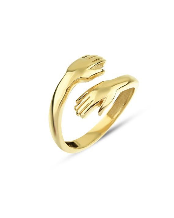 14 Ayar El Figürlü Altın Yüzük