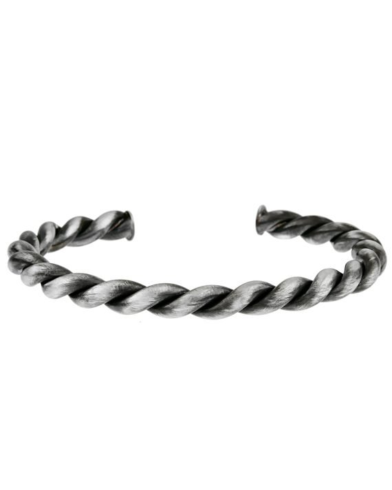 Burgu Oksitli Gümüş Bilezik