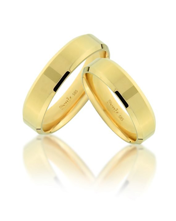 4 mm 14 Ayar Altın Kibrit Çöpü Modeli Alyans