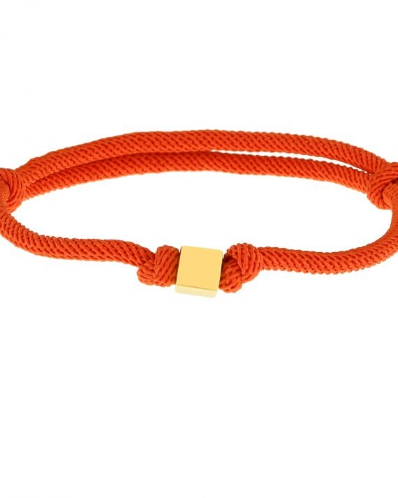 Altın Küp İtfaiye İpli Bileklik 14 Ayar