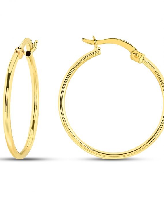 Altın Halka küpe Klasik