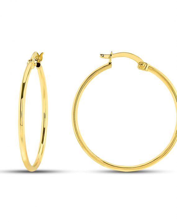 Altın Halka küpe Klasik