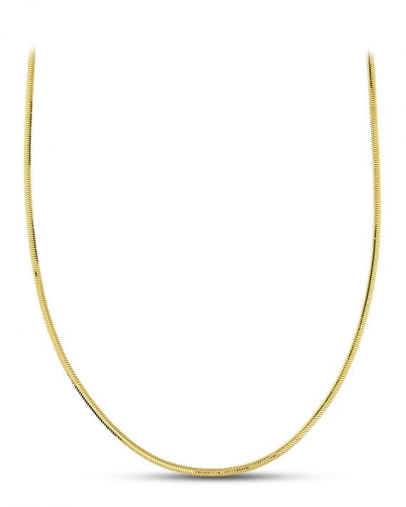 14 Ayar Altın Balık Sırtı Zincir 3 mm